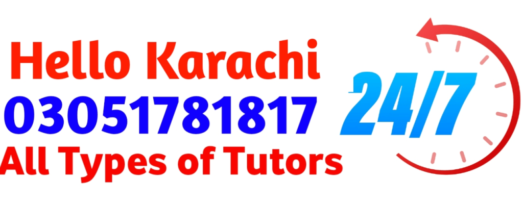 if you are looking Home tutor in Karachi. we have best home tutors